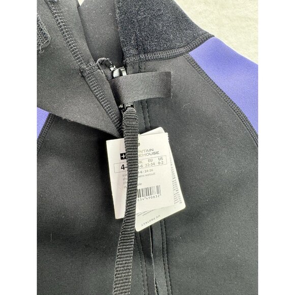 Mountain Warehouse Women's Size 4-6 Black Purple Colorblock Shorty Wetsuit NWT - Picture 5 of 10